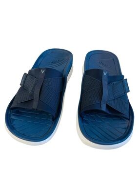Vionic Navy Rebound Unisex Recovery Slide Sandals M10.5 W12